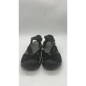 Keen Rose Sandals Women's 7 Black Leather Closed Toe Hiking Comfort 1008783